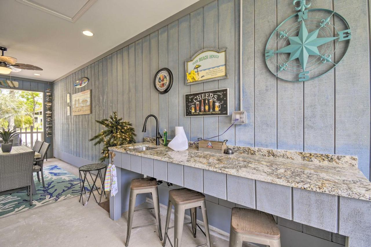 Ocean Isle Beach Home With Shared Lanai And Grill Eksteriør bilde